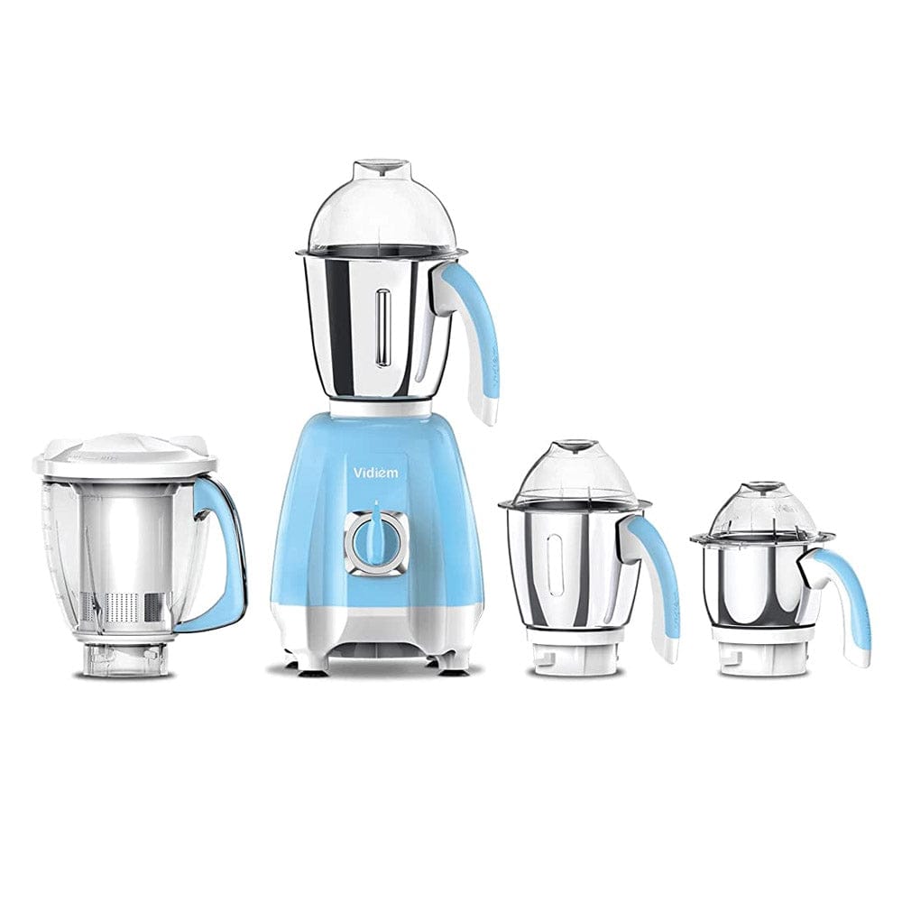 Vidiem Super Blu 4 Jars Mixer Grinder 750W Blue