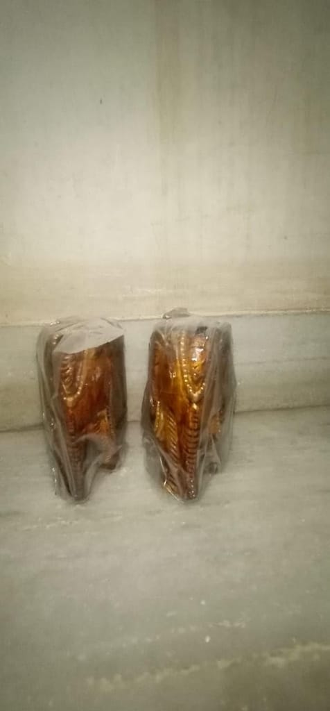 Home Decor Wooden Elephant Showpieces as Thoughtful Gifts, Antique, Feng Shui, and Lord Ganesha-Inspired Elephant Design Set of 2.