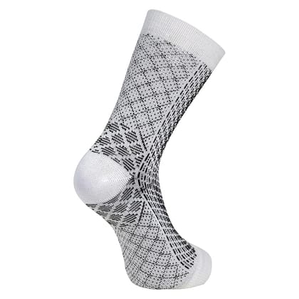 USOXO Neuro Sock I Open Toe Compression Ankle Foot Sleeves I Non-Toxic Orthopedic Neuropathy Socks I Sports Nano Brace for Plantar Arch Support Swelling Heel Pain Injury Recovery Women & Men (P-3)