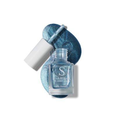 StarStruck by Sunny Leone - Blue Sparkle - Shimmer Nail Polish | Sparkling Finish & Smooth Application | Vegan & Cruelty-Free StarStruck by Sunny Leone - Blue Sparkle - Shimmer Nail Polish | Sparkling Finish & Smooth Application | Vegan & Cruelty-Free