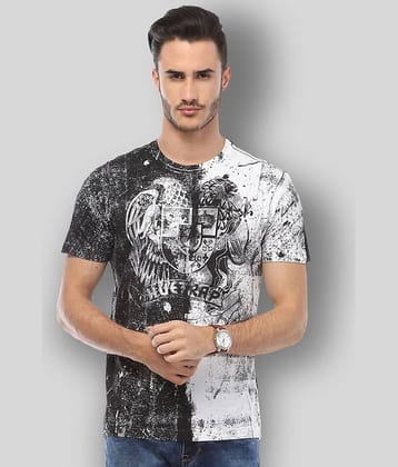 Huetrap Pack of 1 Cotton Regular Fit Men's T-Shirt ( Black )