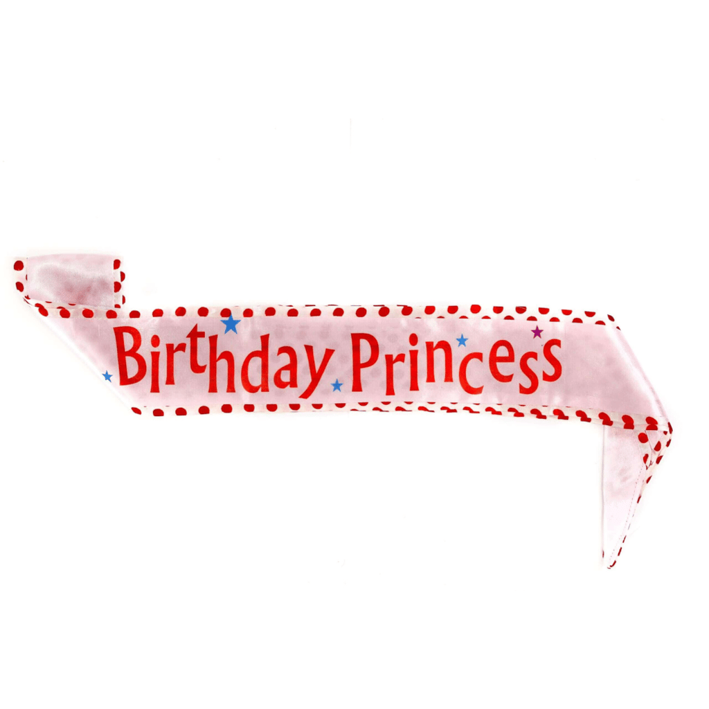 Birthday Princess Baby Pink Sash - 1PC - Party and Festive Needs | Buy online on ZillyBuy