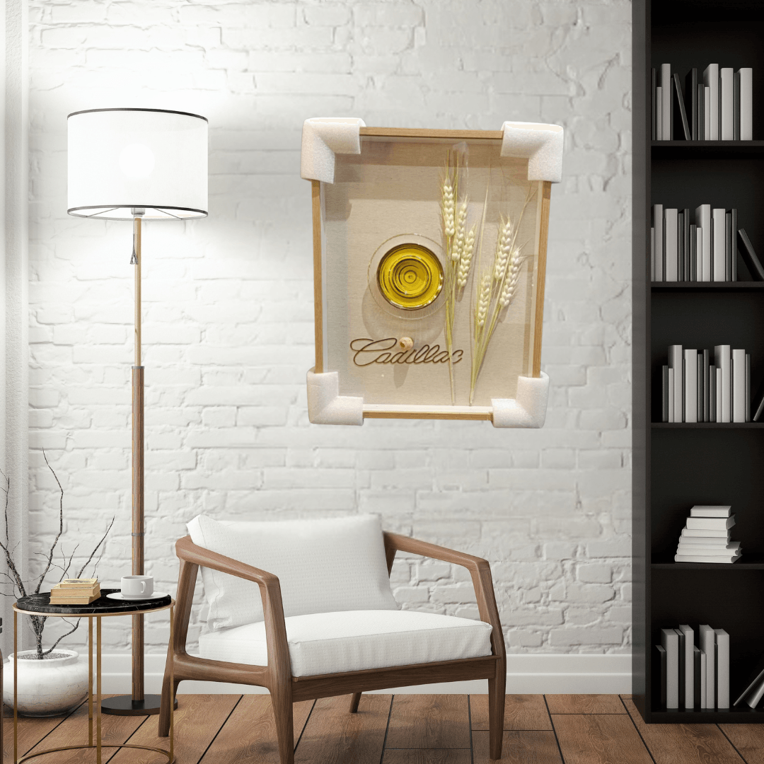 Artistic Wooden Frame Wall Painting Style 12-Wooden Frame | Matt Finish / H: 20 | L: 16 (Inch)