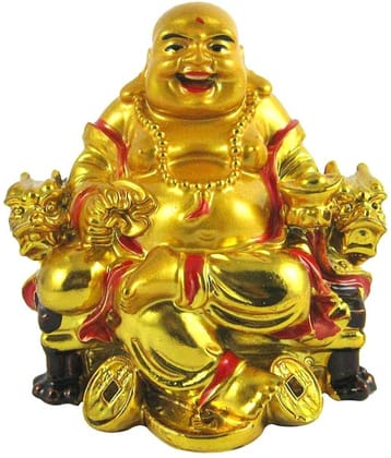 Vastu / Feng Shui / Laughing Buddha Statue For Happiness, Wealth & Good luck Decorative Showpiece