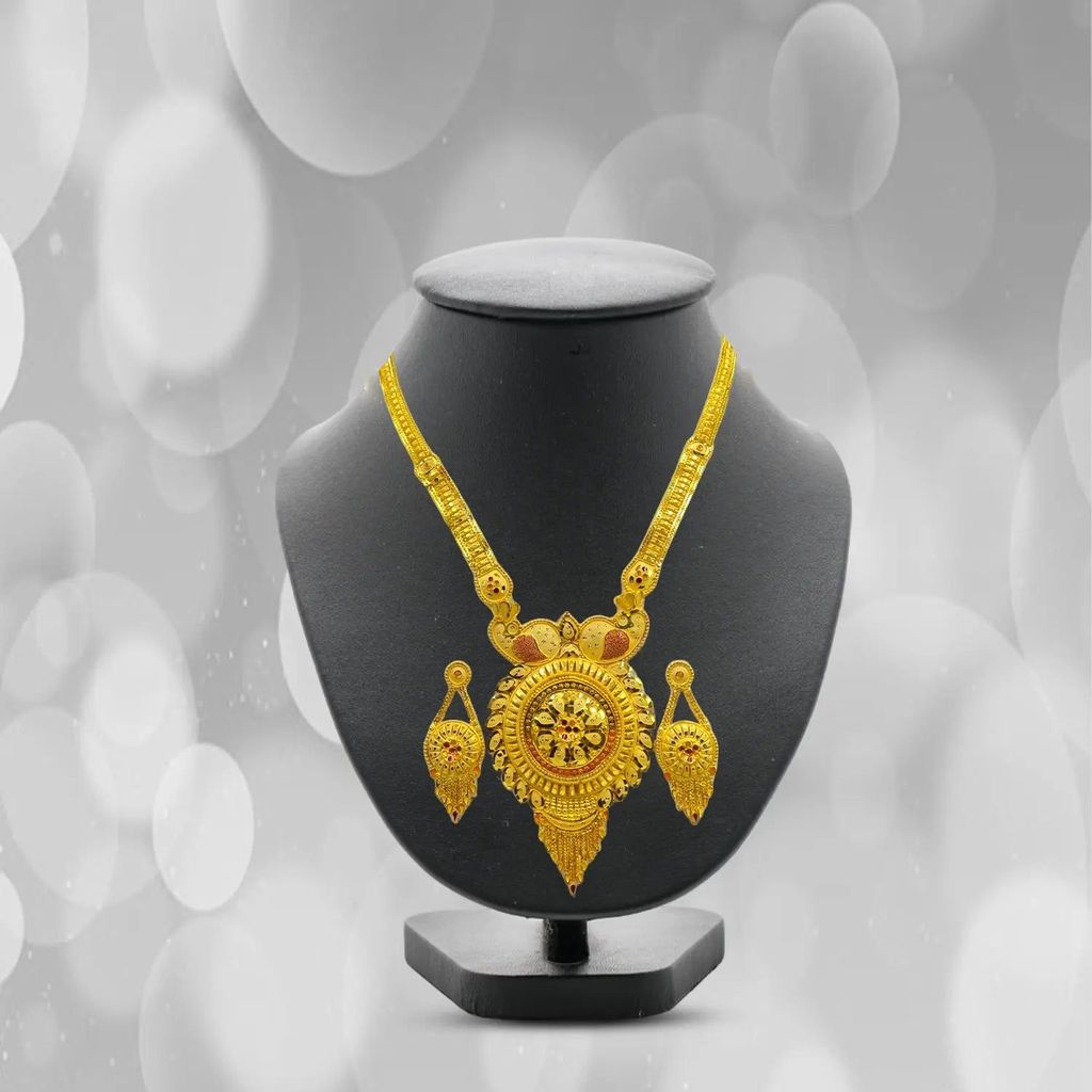 Gorgeous Statement Gold Necklace Set-Latest Fashion Trend