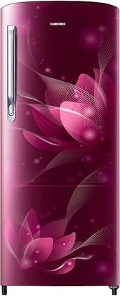 Samsung 183 L, 2 Star, Digital Inverter, Direct-Cool Single Door Refrigerator (RR20C2712R8/NL, Blooming Saffron Red, 2023 Model) Samsung 183 L, 2 Star, Digital Inverter, Direct-Cool Single Door Refrigerator (RR20C2712R8/NL, Blooming Saffron Red, 2023 Model)