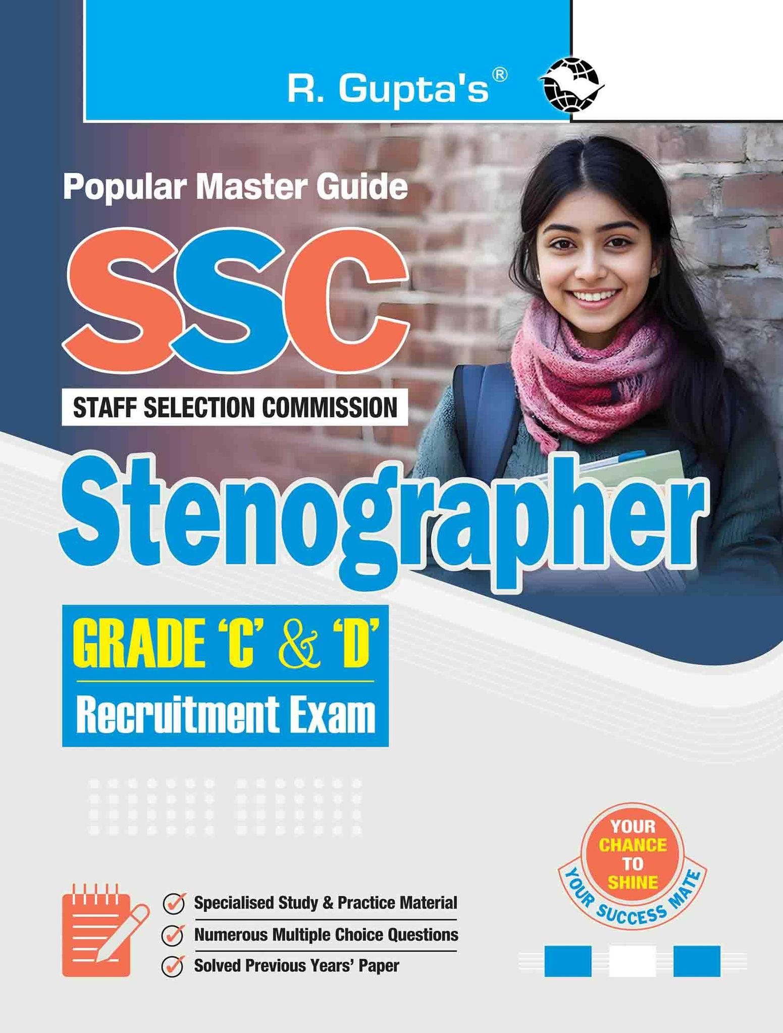 SSC: Stenographer (Grade 'C' and 'D') Recruitment Exam Guide [Paperback] [Dec 17, 2025] RPH Editorial Board