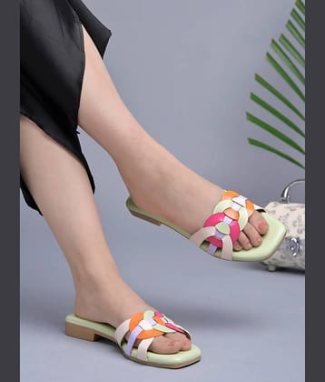 Shoetopia White Women's Flats