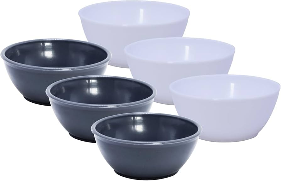 V4 Kitchen Partner Katori, Unbreakable Drinkware, Premium Polycarbonate - 50ml (Set of 6 Pieces)