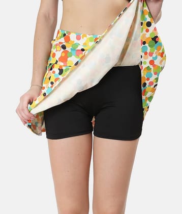 N-Gal - Multi Color Polyester Women's A-Line Skirt ( Pack of 1 )