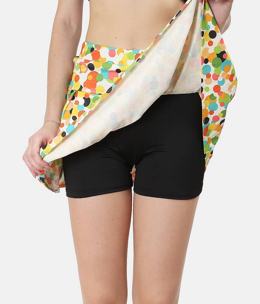 N-Gal - Multi Color Polyester Women's A-Line Skirt ( Pack of 1 )