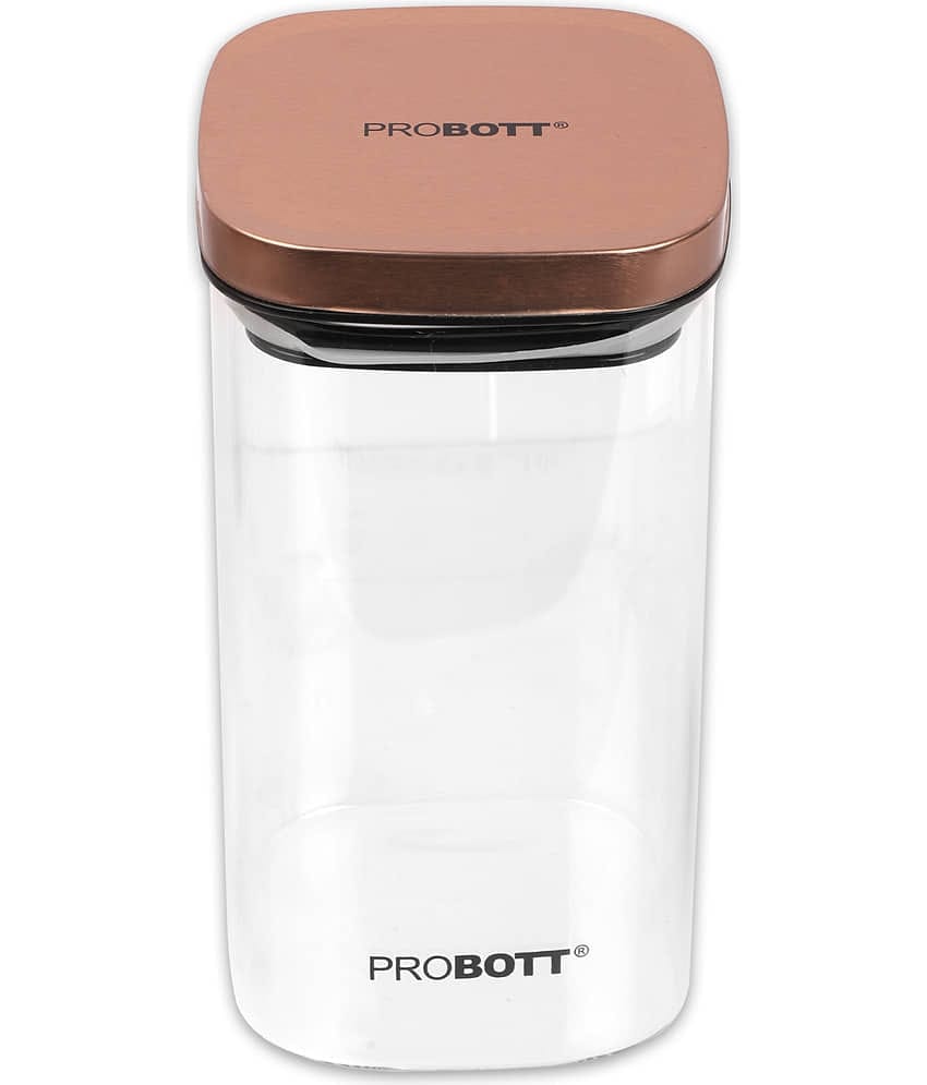 Probott - Glass Transparent Dal Container ( Set of 1 - 1400 ml )