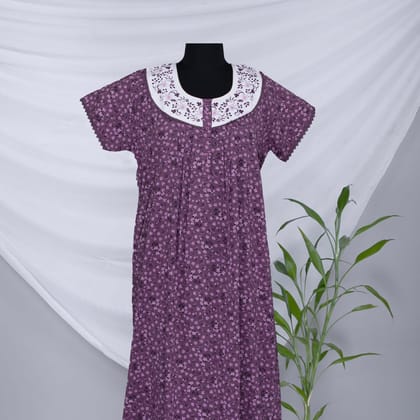 Shandar Crush Nighty Pleated (Size L)