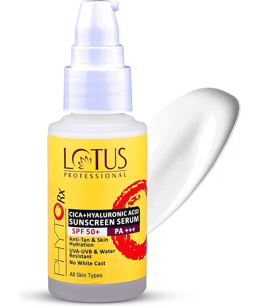 Lotus Professional Cica + Hyaluronic Acid Sunscreen Serum SPF 50 PA+++(30 ml)