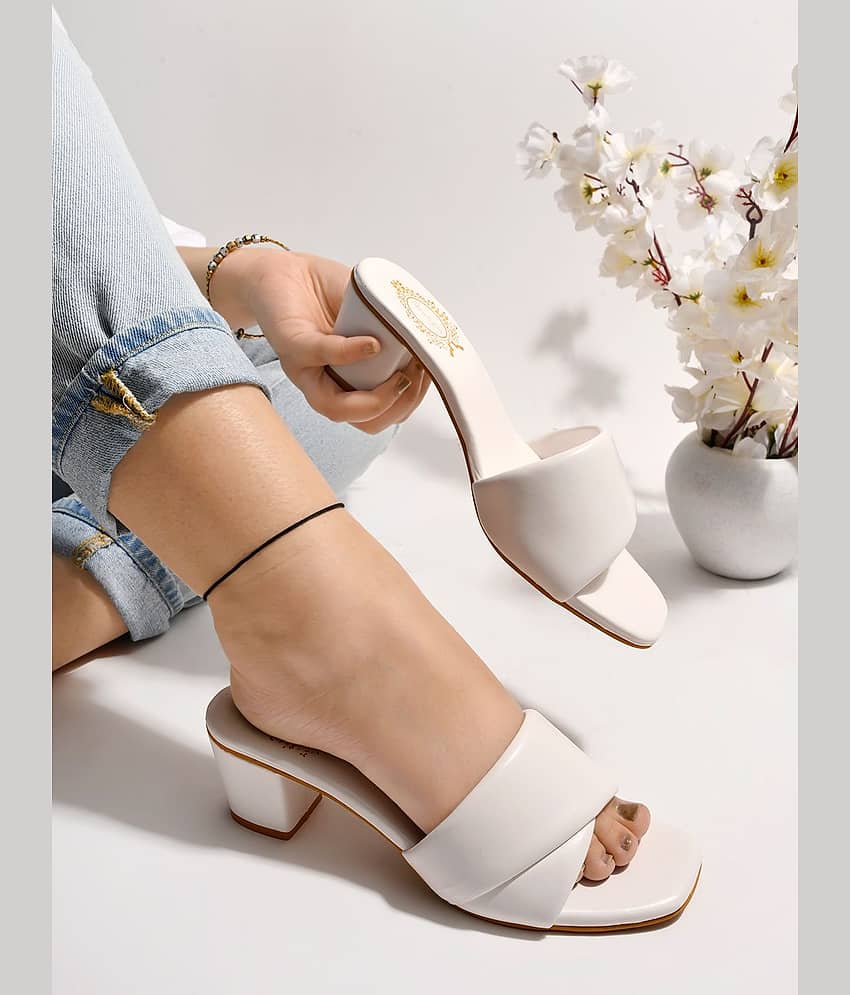 Shoetopia - Gold Women's Slip On Heels