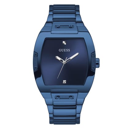 Guess Men 41.5 mm Blue Dial Analog Watch- GW0387G4-Blue