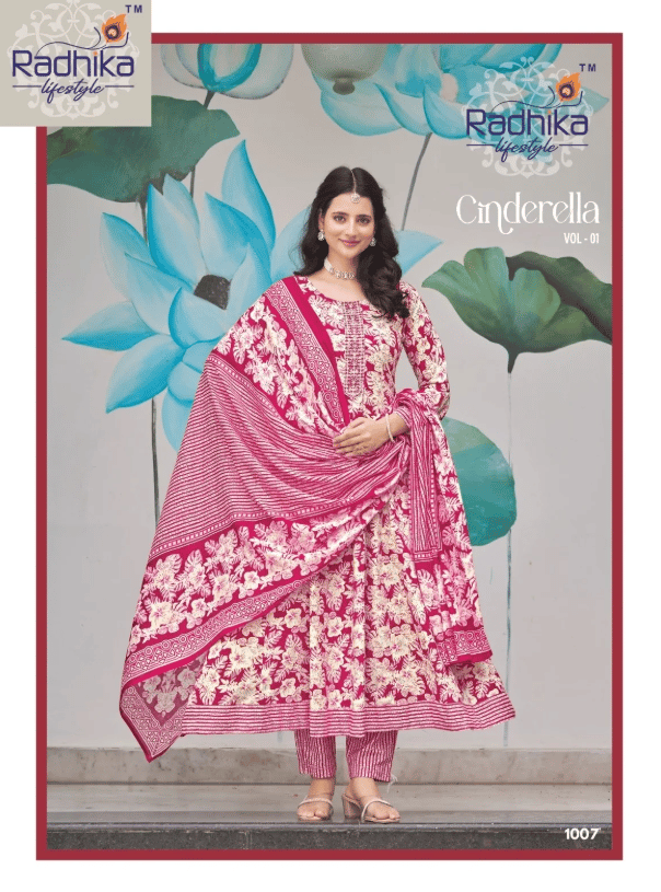 Radhika Lifestyle Heavy Cotton Anarkali Dresses