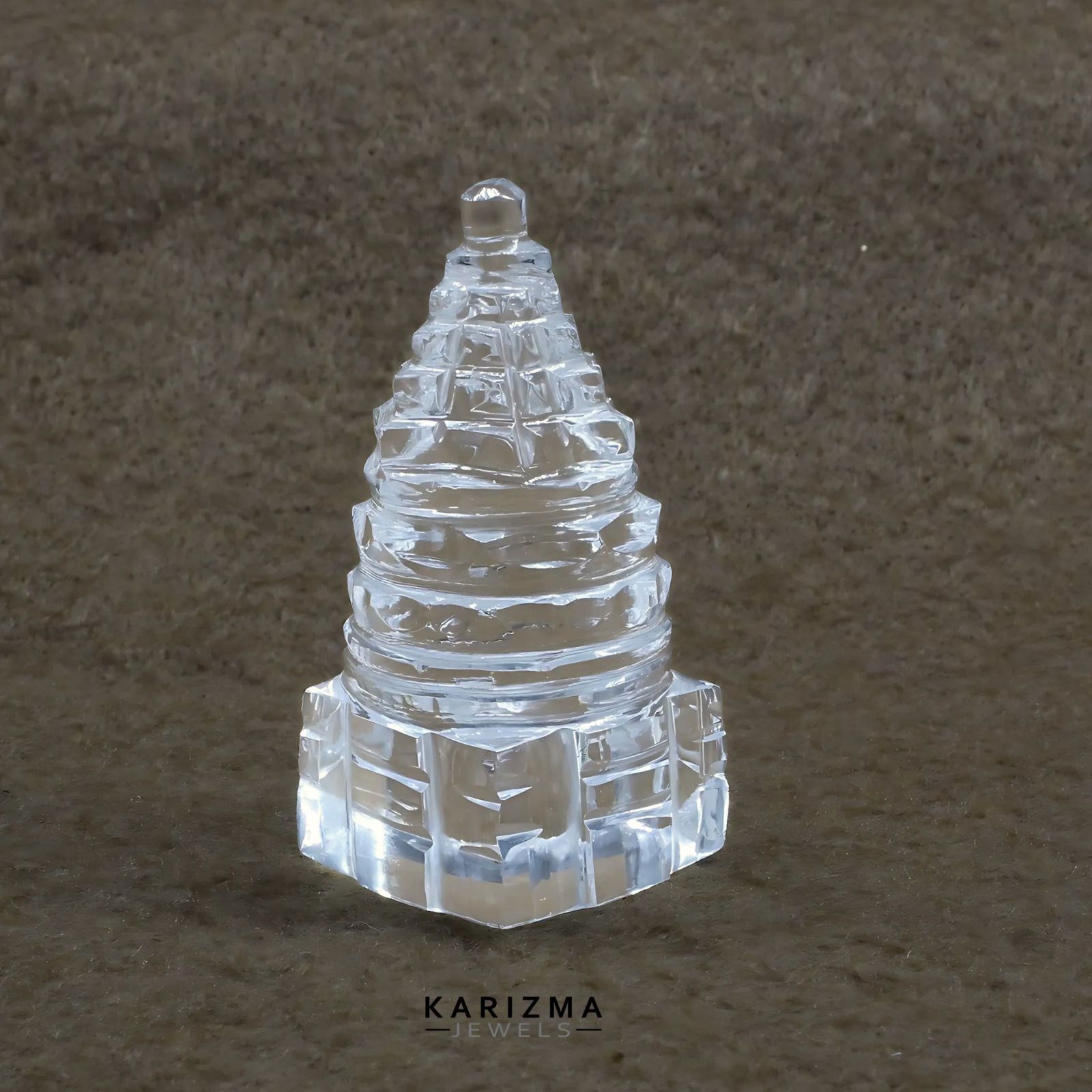 174.80CT TOP A+ Natural Crystal Quartz (Sphetic) Religious Shri Yantra