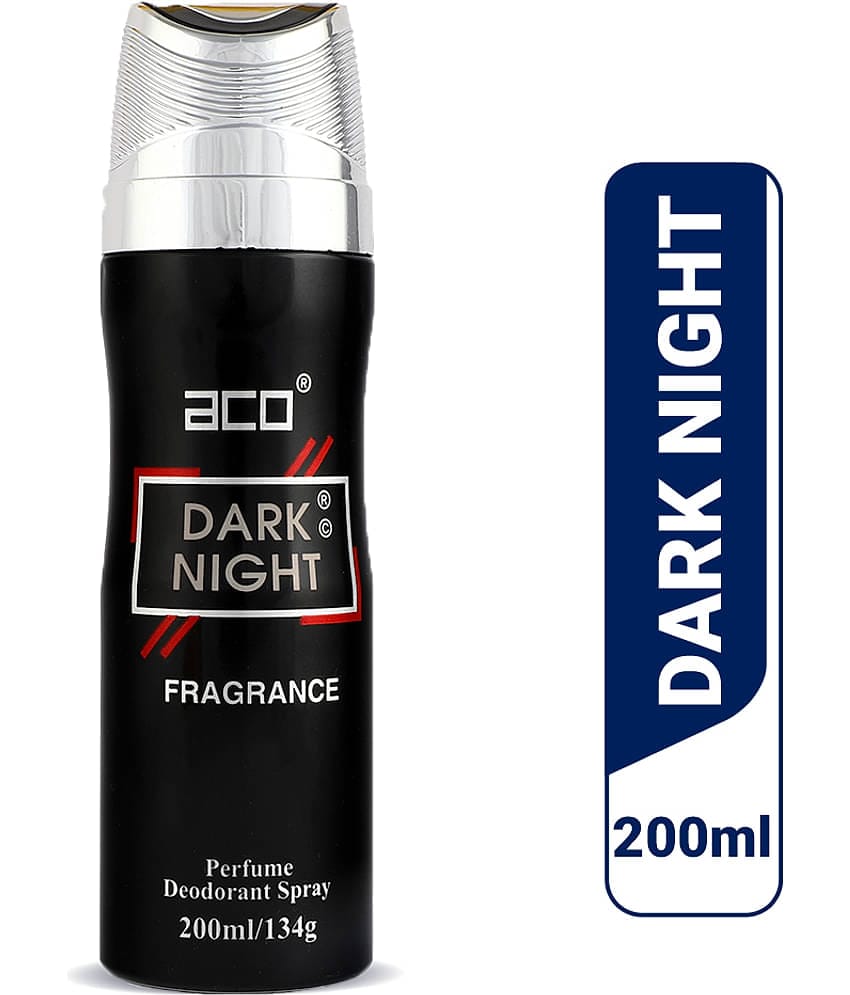 Aco Dark Night Deodorant Body Spray For Men, 200ml