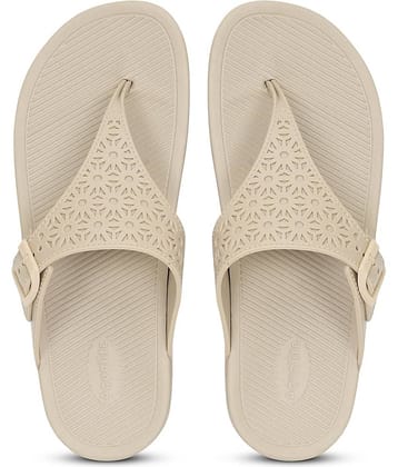 Aqualite Beige Women's Floater Sandals