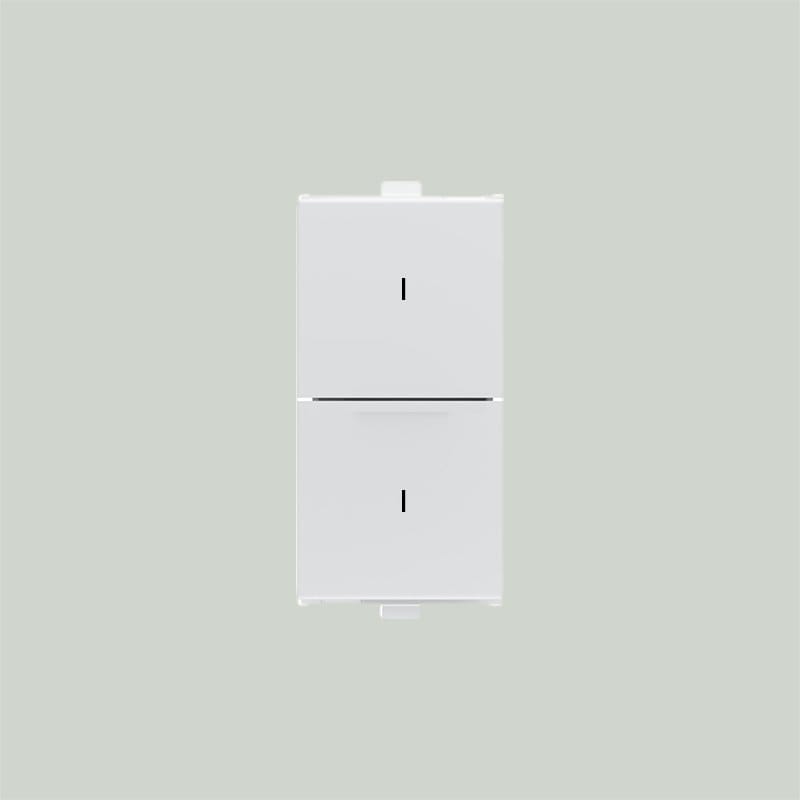 Anchor Penta Modular 6A 2Way Flat Switch, 1M (65142)