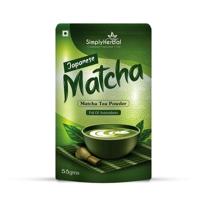 Simply Herbal Japanese Matcha Green Tea Powder – 55g