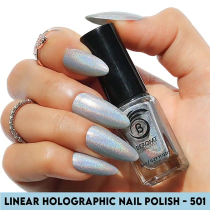LINEAR HOLOGRAPHIC NAIL POLISH-Silver