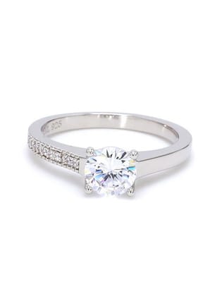 1.5 Carat Solitaire Ring American Diamond-10