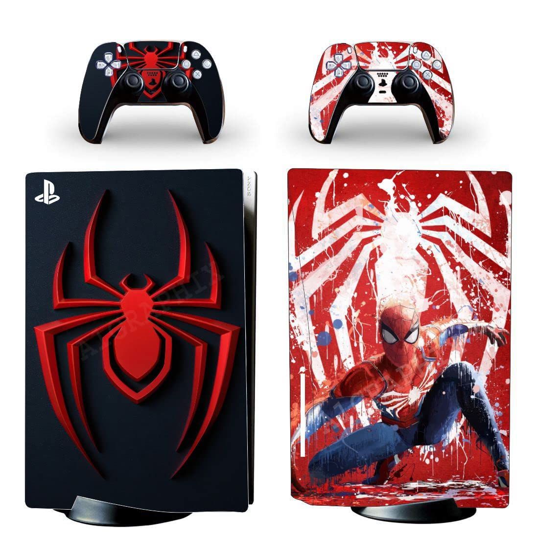 WrapCart Dual Spidy PlayStation Skin - Printed Vinyl Wrap