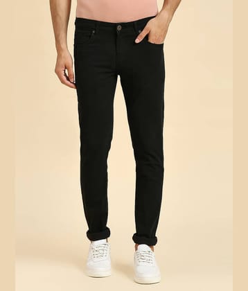 HJ HASASI Slim Fit Washed Men's Jeans - Black ( Pack of 1 )