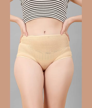 3Mads Pack of 1 Nylon Hipster For Women ( Beige )