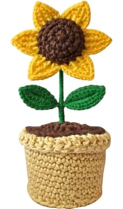 Sunflower pot