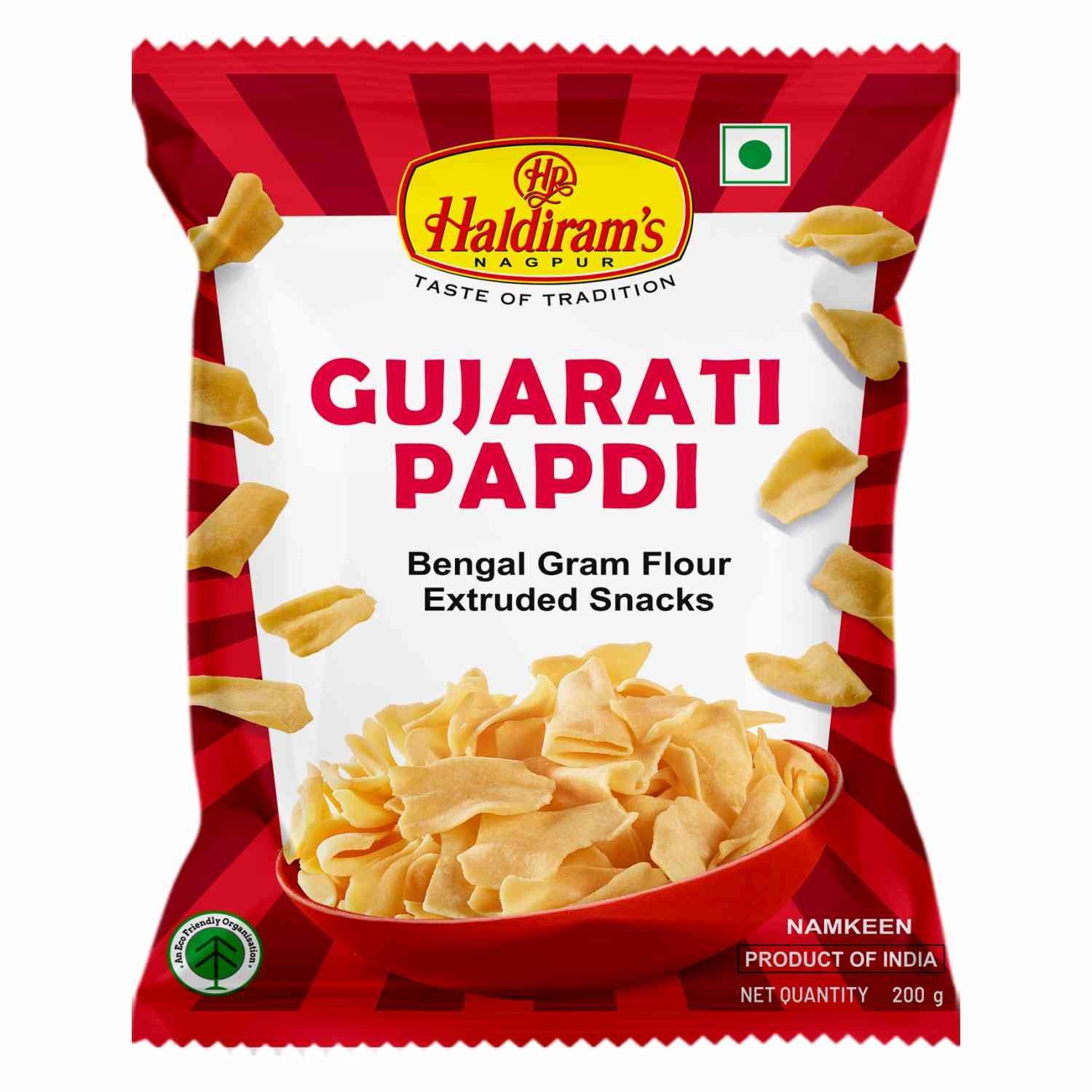 Haldiram Papdi Gathiya 200 Gm - Pack of 48