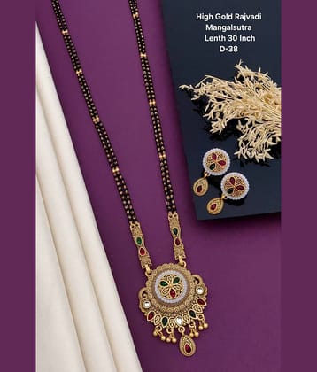 Shivay Fashion Golden Mangalsutra Set ( Pack of 1 )