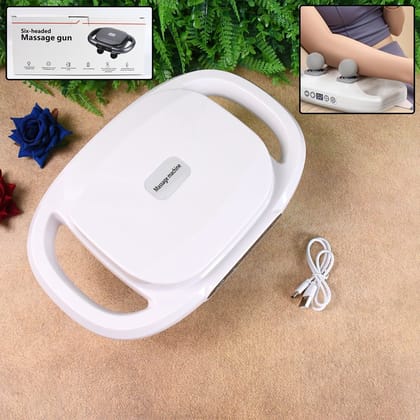 6 Heads Massage Gun Machine for Pain Relief