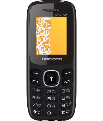 Karbonn K140 POP Dual SIM Feature Phone Black