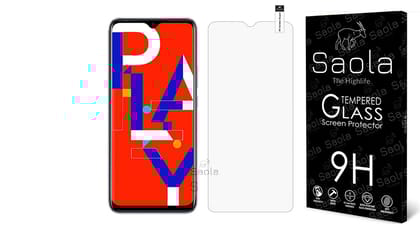 Saola 9H Clear Tempered Glass For Infinix Hot 10 Play Smartphone(Pack Of 1)With Free Installation Kit. Full Screen Coverage-6.82 Inch Saola 9H Clear Tempered Glass For Infinix Hot 10 Play Smartphone(Pack Of 1)With Free Installation Kit. Full Screen Cover
