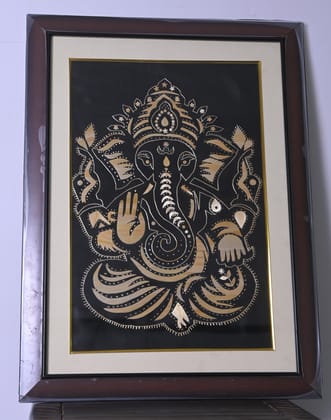 Handcrafted Lord Ganesha String Art Wall Frame Handcrafted Lord Ganesha String Art Wall Frame