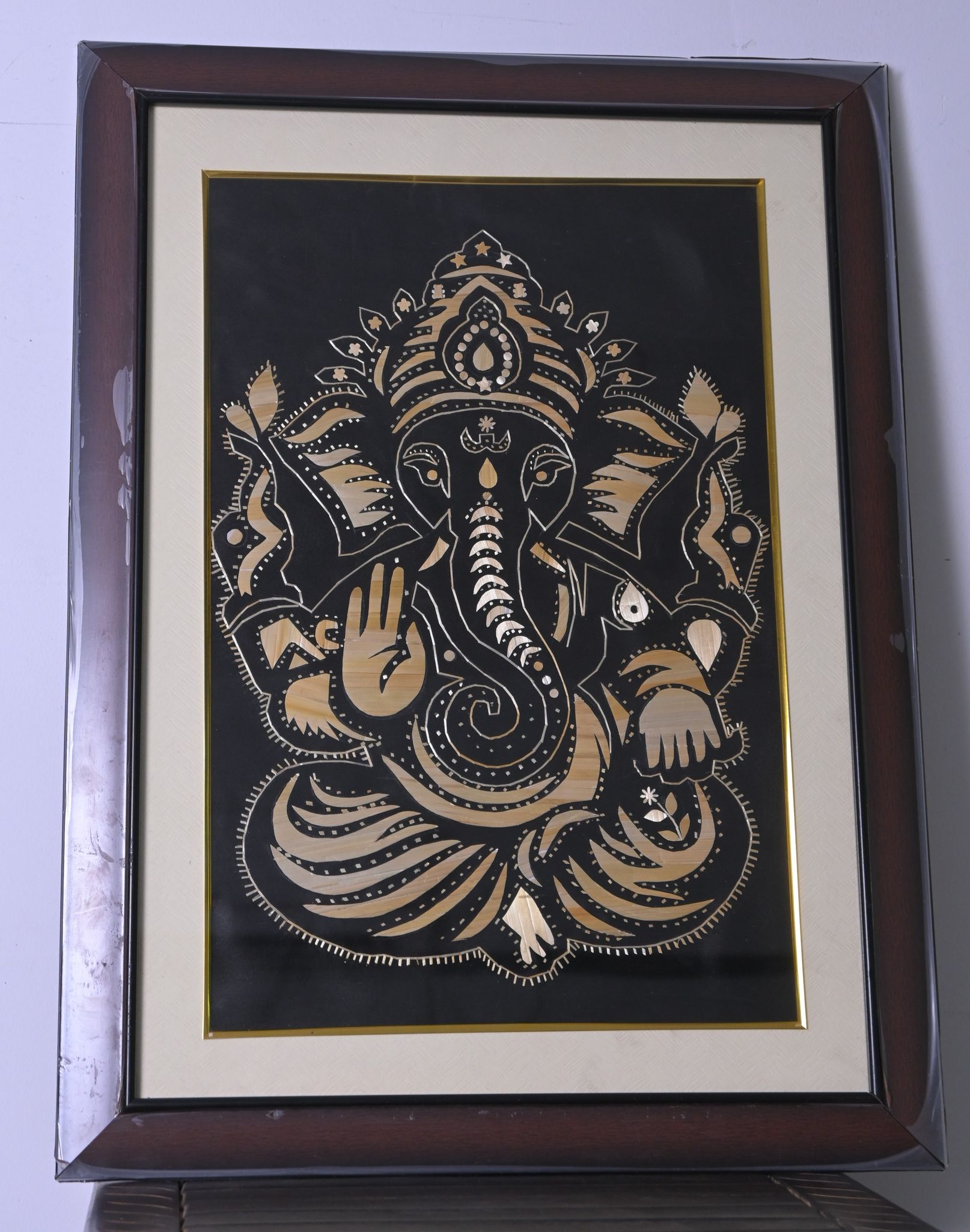 Handcrafted Lord Ganesha String Art Wall Frame