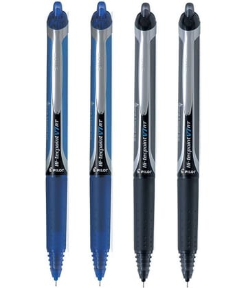 Pilot Hi-Tecpoint V7 RT Blue 2 and Black 2