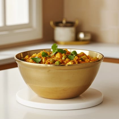 Pure Brass Katori Bowl With Brass Finish (BCMAS119 C)