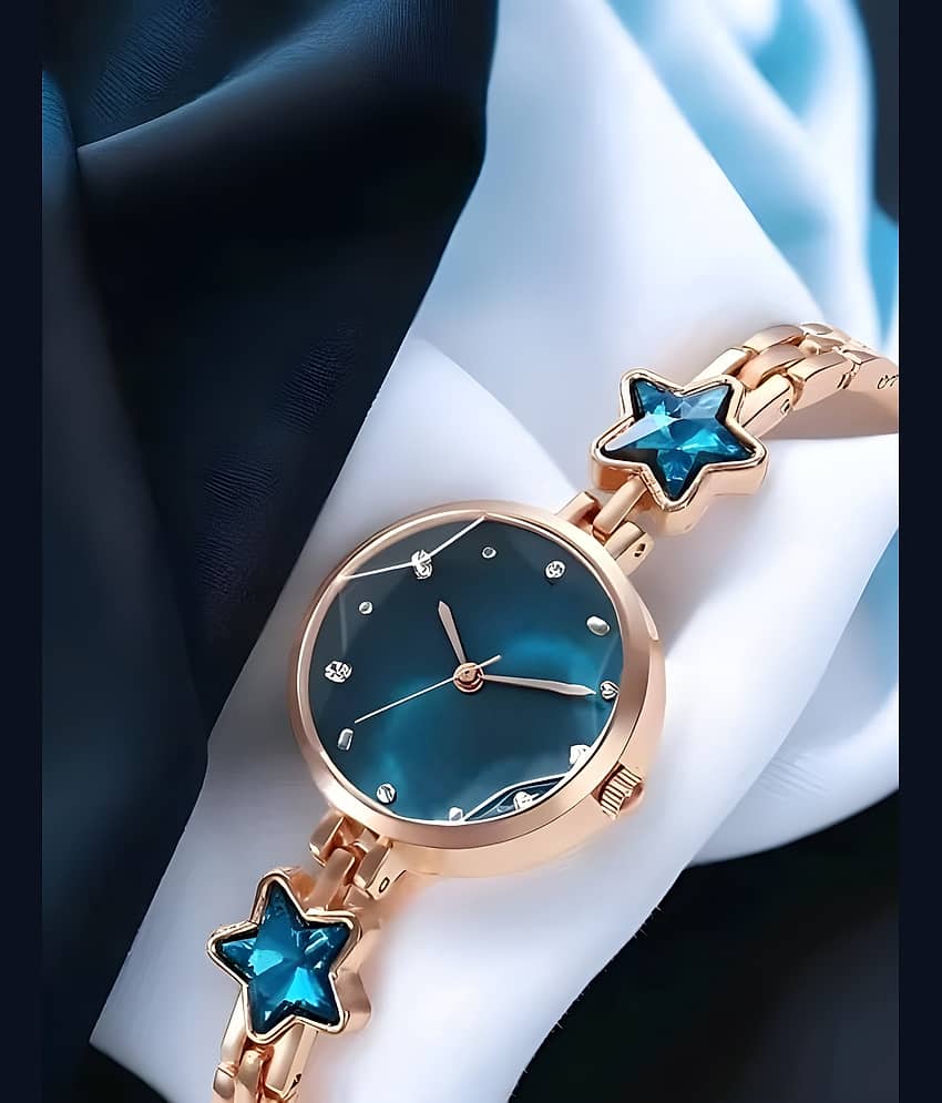 Cosmic Multicolor Metal Analog Womens Watch