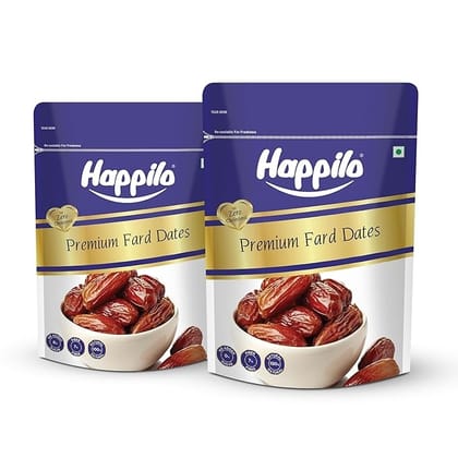 Happilo Premium Fard Dates 500g - Pack of 25