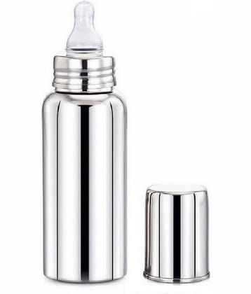 erum - 200 Silver Feeding Bottle ( Pack of 1 )