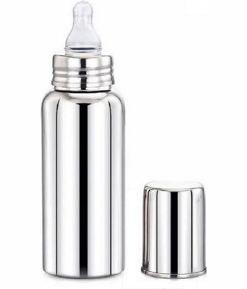 erum - 200 Silver Feeding Bottle ( Pack of 1 )