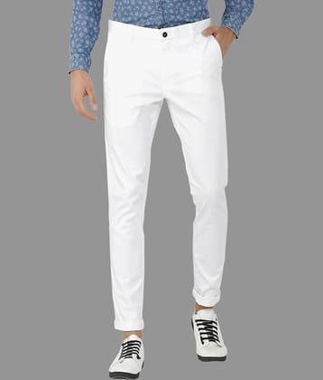 HALOGEN White Regular Chinos ( Pack of 1 )