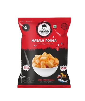 Snackholic Masala Ponga (Hollow Tubes) | Spiced Rice Pipes | Street Style Snack Snackholic Masala Ponga (Hollow Tubes) | Spiced Rice Pipes | Street Style Snack