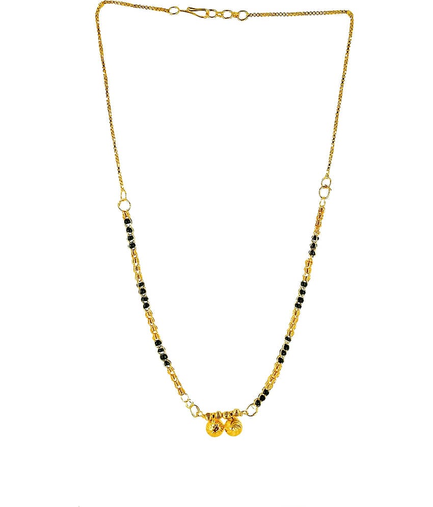 JIPPA - Golden Mangalsutra ( Pack of 1 )