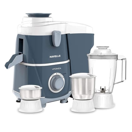 Havells Vitonica 3 Jar 500W Juicer Mixer Grinder Havells Vitonica 3 Jar 500W Juicer Mixer Grinder - Blue Havells Vitonica 3 Jar 500W Juicer Mixer Grinder Havells Vitonica 3 Jar 500W Juicer Mixer Grinder - Blue