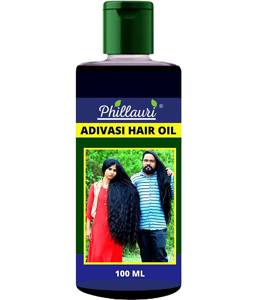 Phillauri Adivasi Ayurvedic Herbal Hair Oil - Dandruff Control - Hair Loss Control - Long Hair - For Women and Men (100 ml)